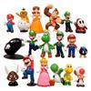 Super Mario Toy Super Mario Princess 18 Mario Action Bros. Statue, Luigi, Yoshi, Peach, Bros. Figures,