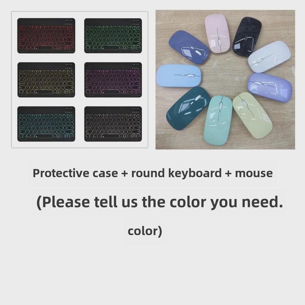 Kuangji Bluetooth Keyboard Case for Samsung Galaxy Tab S9 FE 10.9 Inch