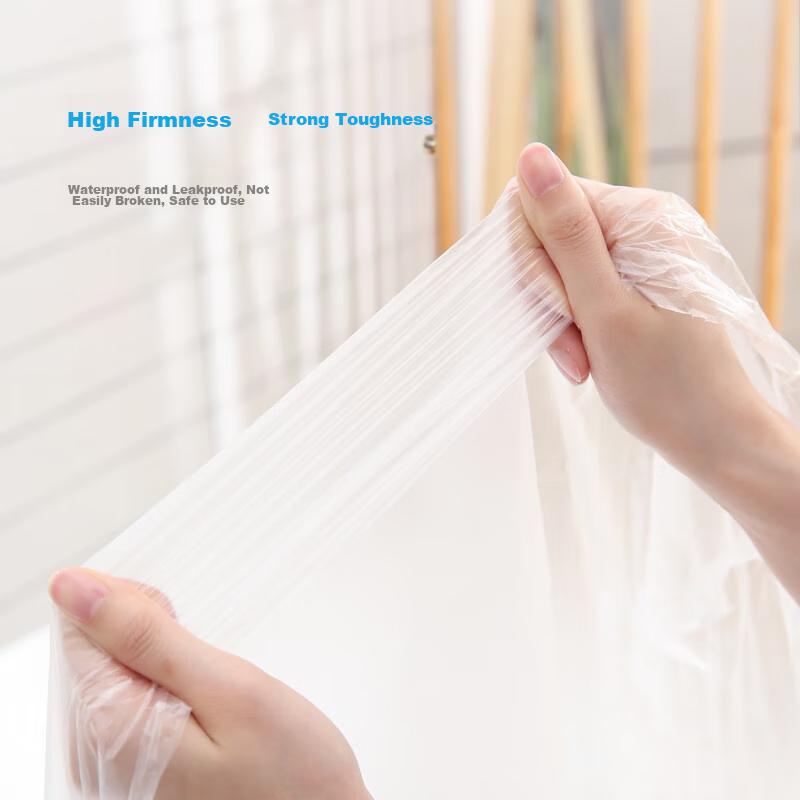 Xinqin Disposable Bathtub Liner, Thick Large-Size Hotel Bath Cover, Shower Bag, 640cm, Pack of 5