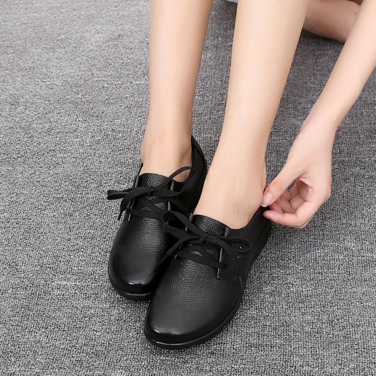 Весна/Осень Женская натуральная кожа повседневная обувь в британском стиле на шнуровке плоские туфли женские мокасины лоферы женские Chaussure Femme