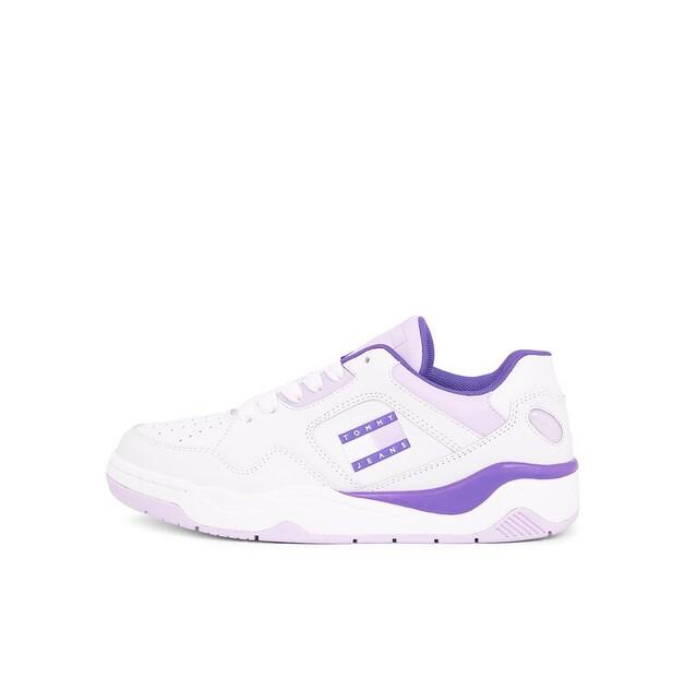 Кроссовки Tommy Jeans Tjw New Basket Sneaker Lc EN0EN02524 фиолетовый