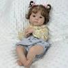 Cute 48 Cm Reborn Babies Doll Bettie Lively Soft Cloth Body Cotton Filling Newborn Doll with Implant Hair Realistic Baby Dolls Children Play House Toy