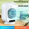 Ventilador de mano portátil con pulverizador de agua, mini ventilador USB recargable de 3 velocidades