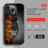 Чехол для телефона с рисунком льва для iPhone 15 16 Pro Max Air SE 11 13 Pro 14 Plus 12 11Pro 15Pro Max 16e