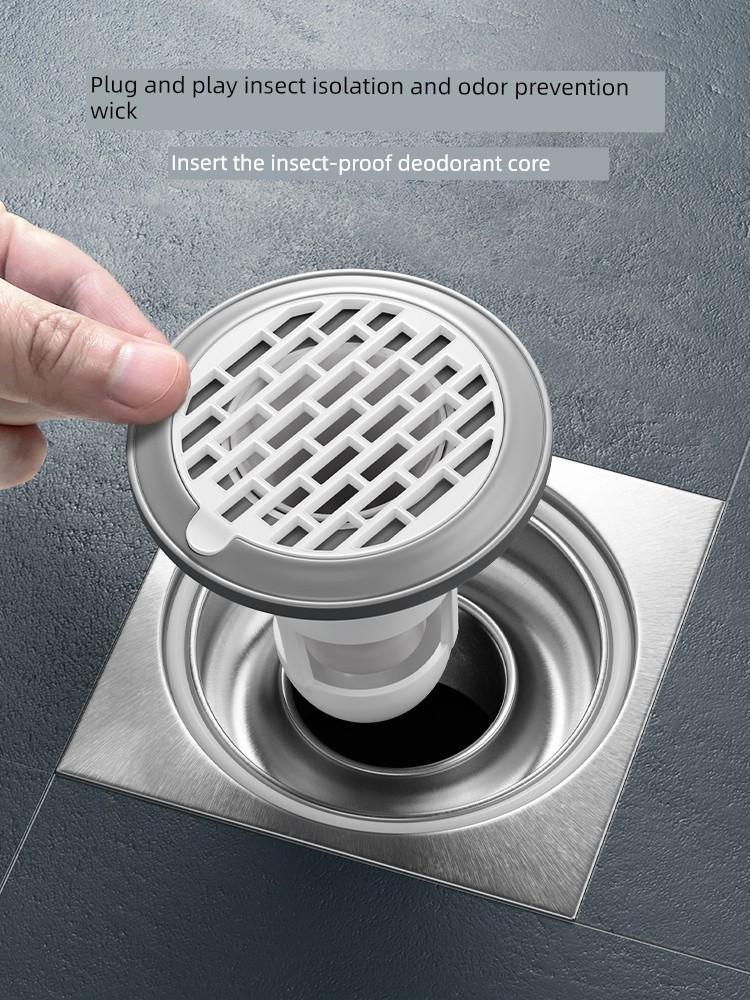 Floor Drain Deodorizer for Bathroom Toilet Sewer, Anti-Odor Sealing Cover, Drain Pipe Insect-Proof and Odor Removal Gadget X