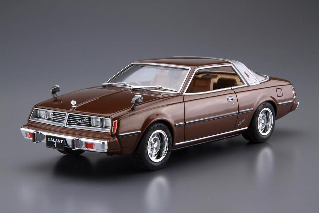 Аошима Бунка Кёдзай Ко., Лтд.. (АОСИМА) Модель Автомобиля 1/24 Mitsubishi A133A Galant Lambda '78 Пластиковый Модельный Набор