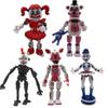 Five Nights At Freddys Action Figures Toy Security Breach Series Glamrock Foxy PVC Doll For Kid Gift