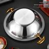 ZISIZ 304 Stainless Steel Three-Layer Divided Hot Pot