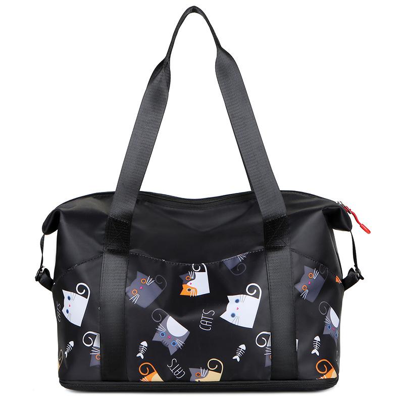 Текстурированная сумка с разделением для сухой и влажной воды для увеличения вместимости. Водонепроницаемая мужская дорожная сумка для фитнеса.