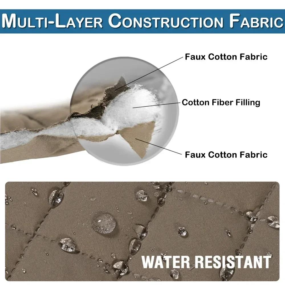 Waterproof Bed Cover for Dogs Quilted Anti-wear L Shape Protect Couch Cover for Dog Pet Kids Recliner Armchair Furniture