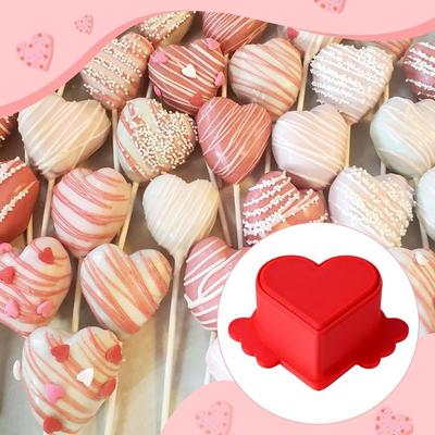 Высококачественный креативный силиконовый резак для кейк-попсов Ручной DIY форма для мусса Круглая и форма сердца Инструмент для выпечки Конфеты