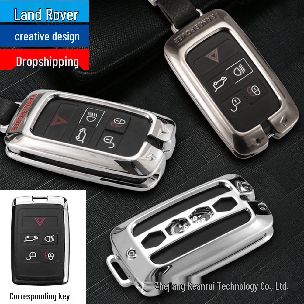 Кожаный чехол для ключа для Land Rover и Jaguar 2019 года: Подходит для Range Rover, Evoque, Freelander