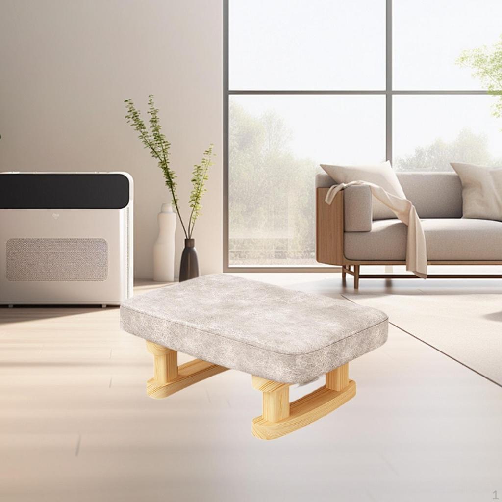 Эргономичная деревянная подставка для ног для комфорта в домашнем офисе