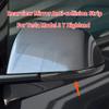 Для Tesla Model 3 Y Juniper 2025 ABS Углеродное волокно Зеркало заднего вида Противоударные полосы Отделка Защитная наклейка Автомобильные аксессуары