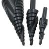 3Pcs/set 4-32MM High Speed Steel Cobalt Stepped Bit Set High Speed Steel Spiral Metal Bit HMM