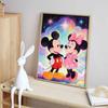 Disney Diamond Art Painting Kit Mickey Minnie Starry Night Wall Decor Handmade Gift