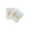 Ramadan Mubarak Gold Gilded Napkin 16l 16x16 Cm Gold Leaf With Ramadan Feast Themed Religious Ornament