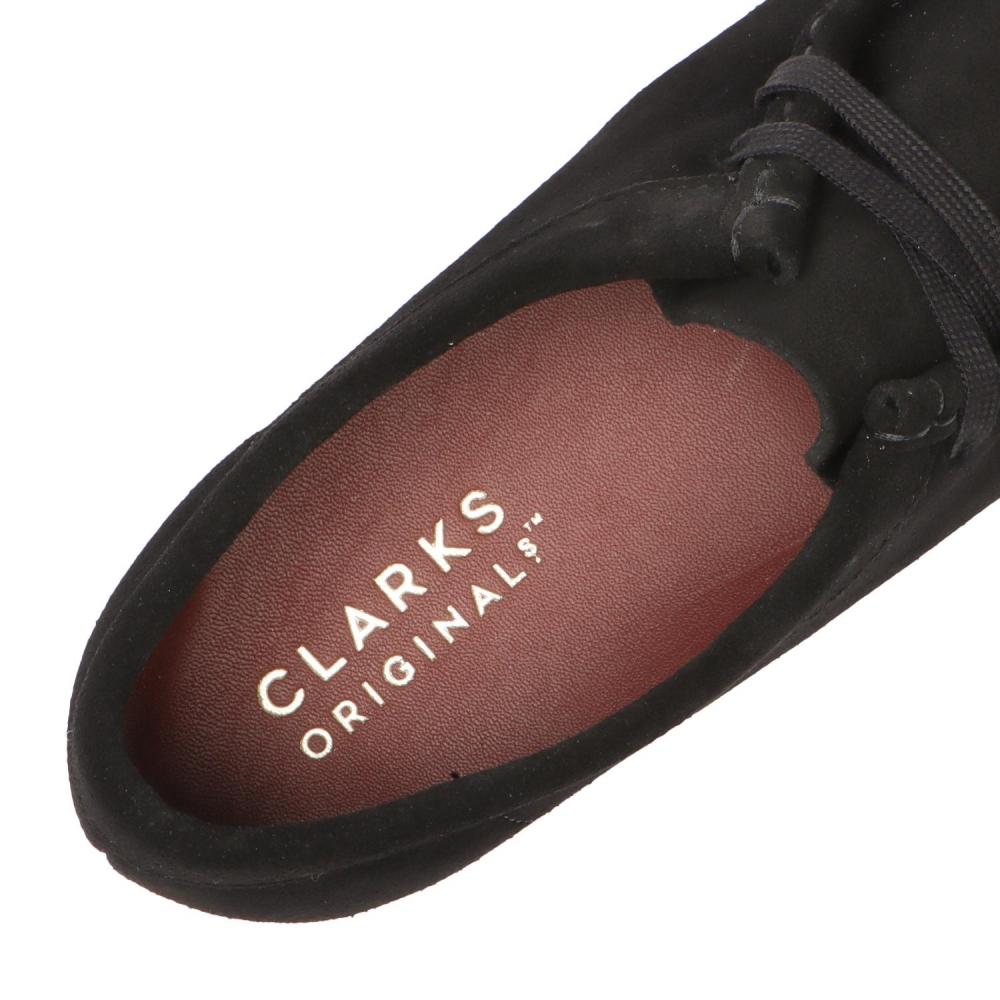 ClarkS W S Wallabee. 261555224 Черная замша