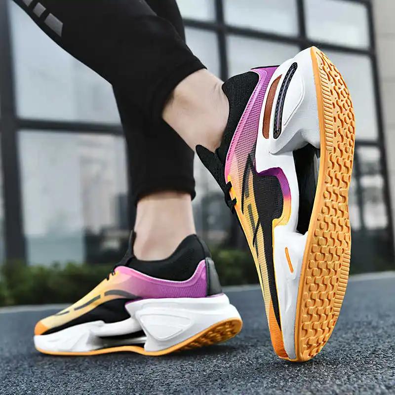 Thick Bottom Chunky Retro Basketball Shoes For Men Running White Vulcanized Sneakers Sports Tennis Teni Best-selling