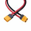 Boladge 2 Pairs XT-60 Connectors to XT60H Plug Male and Female Connectors with 15CM 12AWG Silicone Cable for RC LiPo Battery FPV Racing Drones