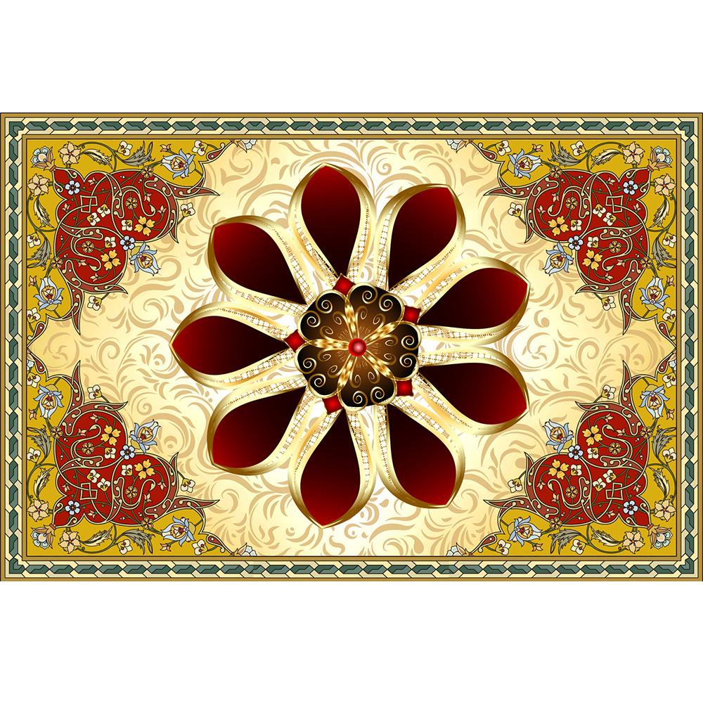 Великолепные цветы 3d потолочная настенная роспись, золотые обои с бриллиантами и цветами для гостиной, спальни, кабинета, потолочная фреска, декор