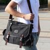 Men's Handbag New Canvas Men's Bag Oblique Straddle Book Bag Men's Bag Book Bag Horizontal Fashion Casual One Shoulder Men's Bag