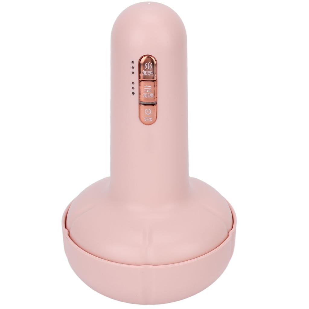 Handheld Belly Massager 3 Heating Gears Smart Timing Stone Needle Abdomen Massage Machine