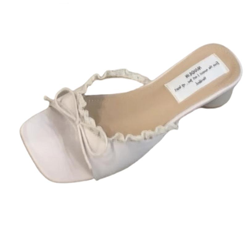 Модные туфли-лодочки женские Модная обувь для платья Элегантные дизайнерские босоножки на каблуке Женские летние 2025 Новые шлепанцы Роскошные Zapatillas De Mujer