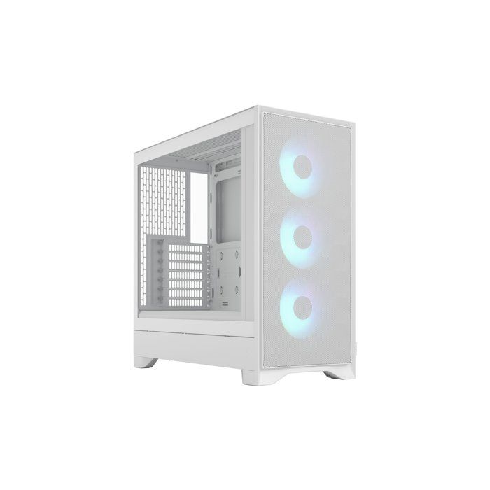 Boitier PC - FRACTAL DESIGN - FD-C-POA2A-04 - Pop 2 Air TG RGB - Format ATX - 3 ventilateurs a pales profilées - Blanc