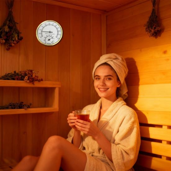 1/2 шт. Термометр-гигрометр для сауны 2-в-1 для помещения сауны, монитор температуры и влажности по Фаренгейту, аксессуары для сауны