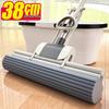 Large Absorbent PVA Roller Mop - Hands-Free, Lightweight Sponge Mop for Household Cleaning