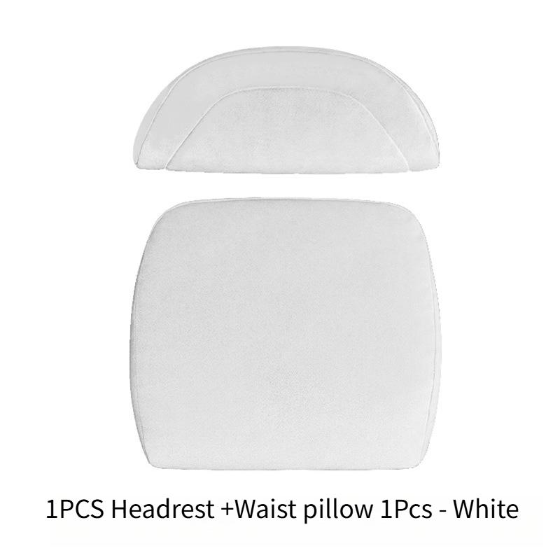 For Tesla Model 3 Model Y Neck Pillow Memory Cotton Protective Lumbar Support Backrest Relieves Pressure Car Headrest Assesories