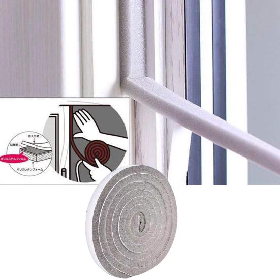 1 рулон уплотнительной ленты для окон, бесшумная ветрозащитная уплотнительная лента, сильная герметизация, хорошая липкость, уплотнительная лента для двери, товары для дома