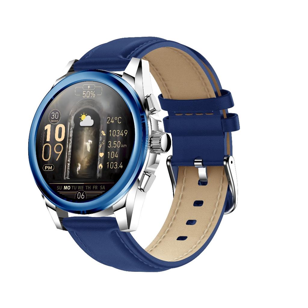 Rainbuvvy KC83 Bluetooth Call Smartwatch 1.43-дюймовый круглый экран JL7013A6 Android 1ATM водонепроницаемые часы 450 мАч поддержка нескольких языков пульсометр