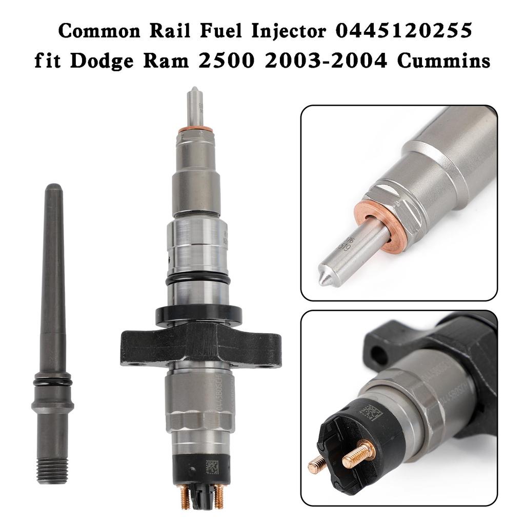 1 ШТ. Топливная форсунка Common Rail 0445120255 подходит для Dodge Ram 2500 2003-2004 Cummins