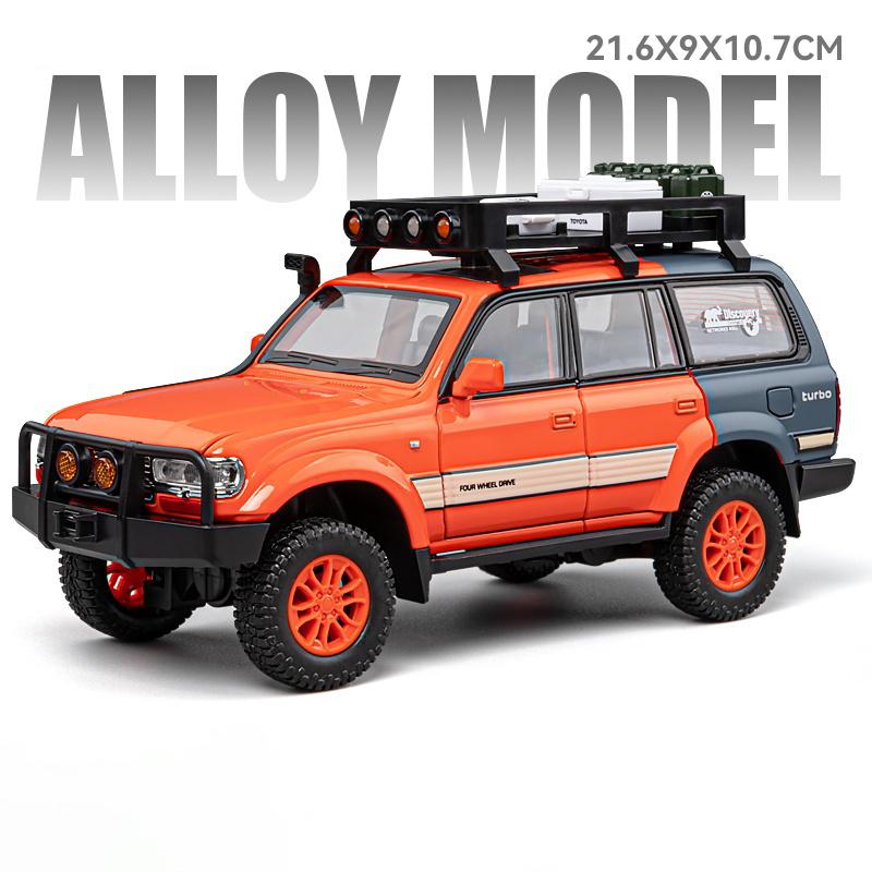 1:24 Toyota Land Cruiser LC80 FJ LC250 Tacoma Tundra Внедорожник SUV Металлический Литой Модель Автомобиля Домашние Модные Украшения Коллекция