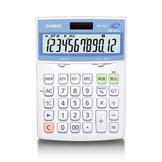 Casio Антибактериальный калькулятор Настольный 12 разрядов DW-122CL-N