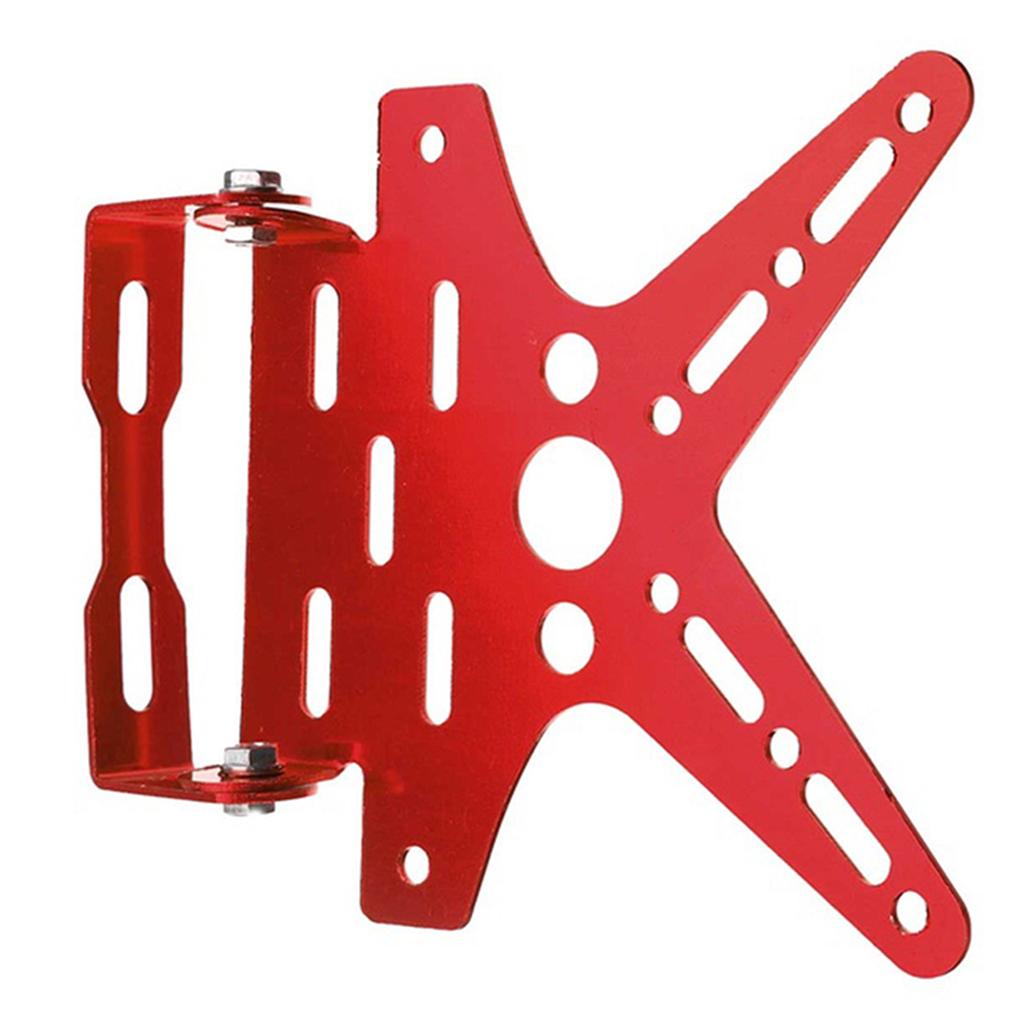 Рамка номерного знака универсальная гальваническая CNC алюминиевый сплав для мотоцикла задняя регулируемая крышка номерного знака