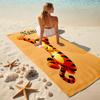 Personalized Christmas Eeyore Celebration Beach Towel Microfiber Beach Towel Thin Absorbent for Beach Swimming Yoga Bath Sports. 0910237