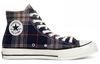 Men's Sneakers Converse Chuck Taylor All Star 70 Hi Plaid Pack Navy Navy/Terracotta Red-Egret