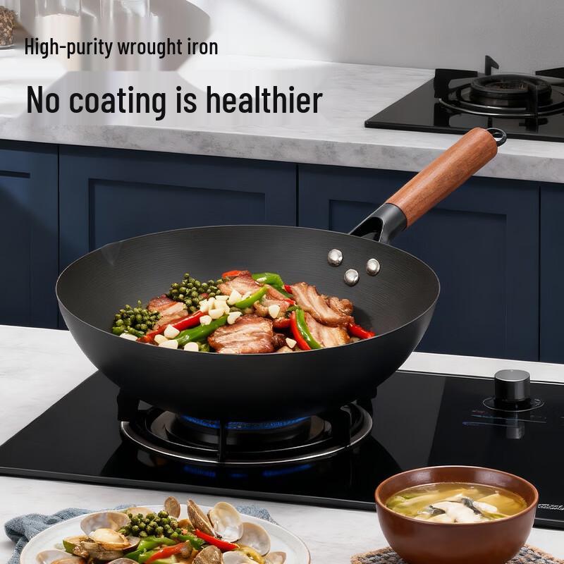 COOKER KING Чугунный вок 32 см с крышкой