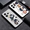 Cartoon Cute JUJUSU Anime Soft Phone Case for Xiaomi Redmi Note 12 13 14 15 Pro Plus 11 12S 11S 11T 10 4G Black Cover Back Shell
