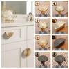 Zinc Zinc Zinc Alloy Semi-circular Handle Nordic Style Dresser Knobs Cabinet Door Pulls  Wardrobe Cupboard