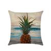 Tropical Fruit Painted Pineapple Linen Pillow Pillow Case Casual Comfortable Car Sofa Office Cushion Cover