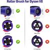 Direct Drive Carbon Fiber Floor Brush Roll Bar Replacement for DYSON V8 Cordless Cleaner Head Brush 967485-01 Part