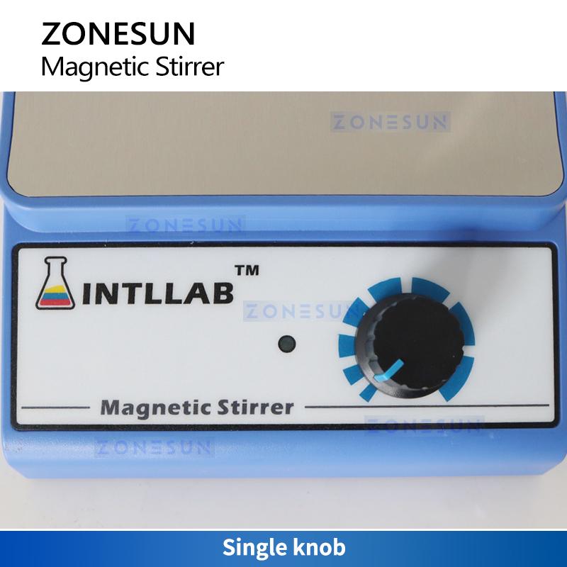 ZONESUN ZS-MSL1 Magnetic Stirrer 3000RPM 3L Laboratory Stirring Plate Liquid Mixer for Chemistry Biology Homebrew Yeast