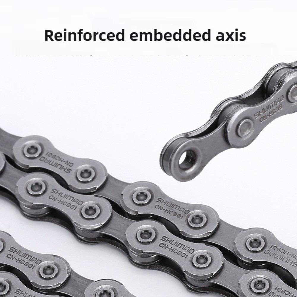 6/7/8/9/11 Speed Bicycle Chain 116/126 Links Bike Chain Links Mountain Bike Chain MTB Riding