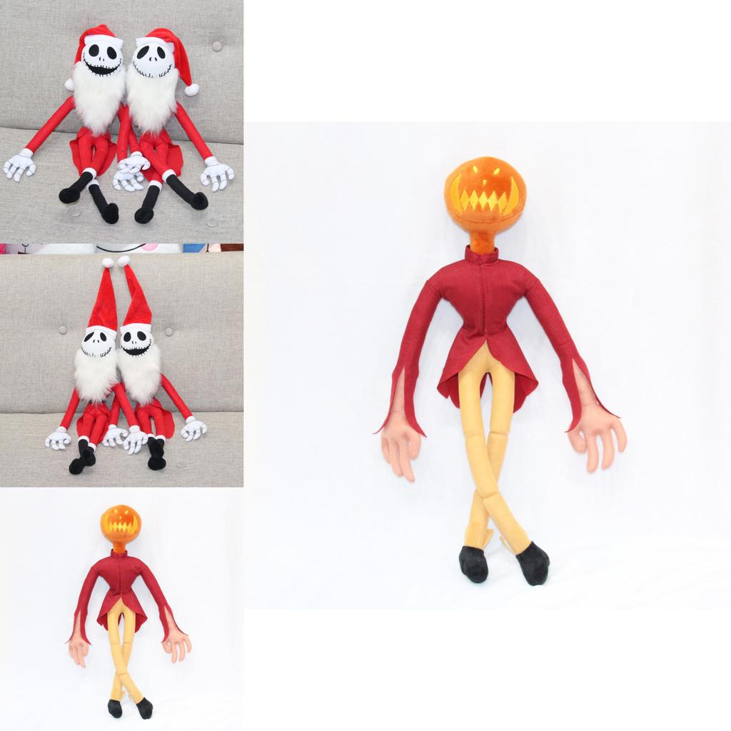 Jack Skellington Santa Claus Plush Toy Perfect Christmas Gift For Kids