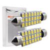 42 мм 4000K светодиодная белая и цветная лампочка, набор из 2 предметов, яркая комнатная лампа 12 В, 9 лампочек T10 x 42 JX121-40
