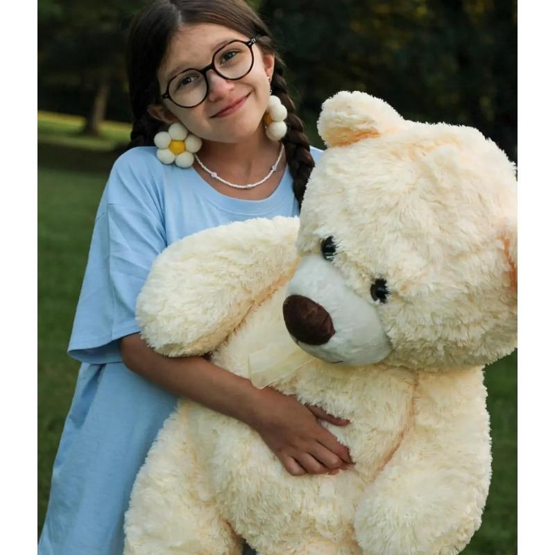 Гигантский плюшевый медведь, плюшевая игрушка, 3 фута 36 дюймов, большой плюшевый медведь, мягкая плюшевая игрушка, плюшевый медведь